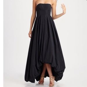 BCBGMaxAzria Black Strapless Dress